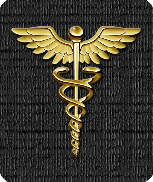 gold medical symbol